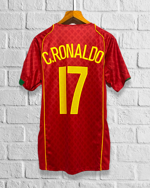 Jersey Retro Portugal Eurocopa 2004 Local Cristiano Ronaldo - Image 2