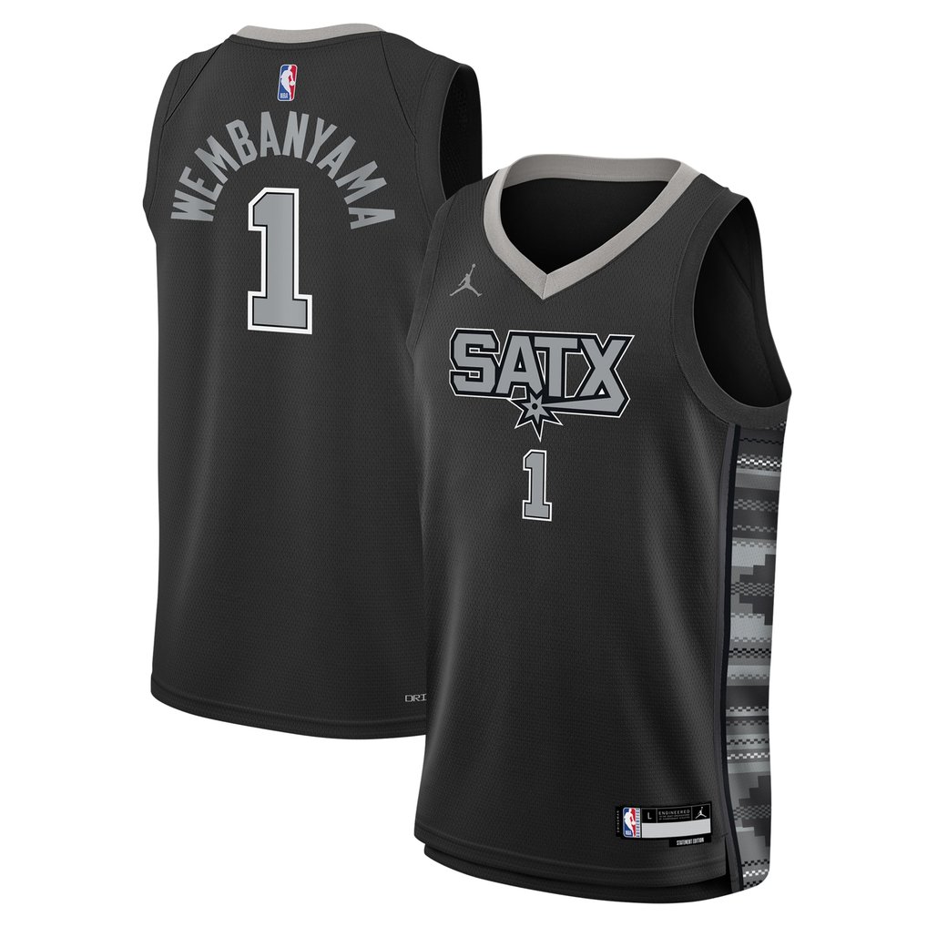 Victor Wembanyama San Antonio Spurs Jordan Brand Youth Swingman Jersey