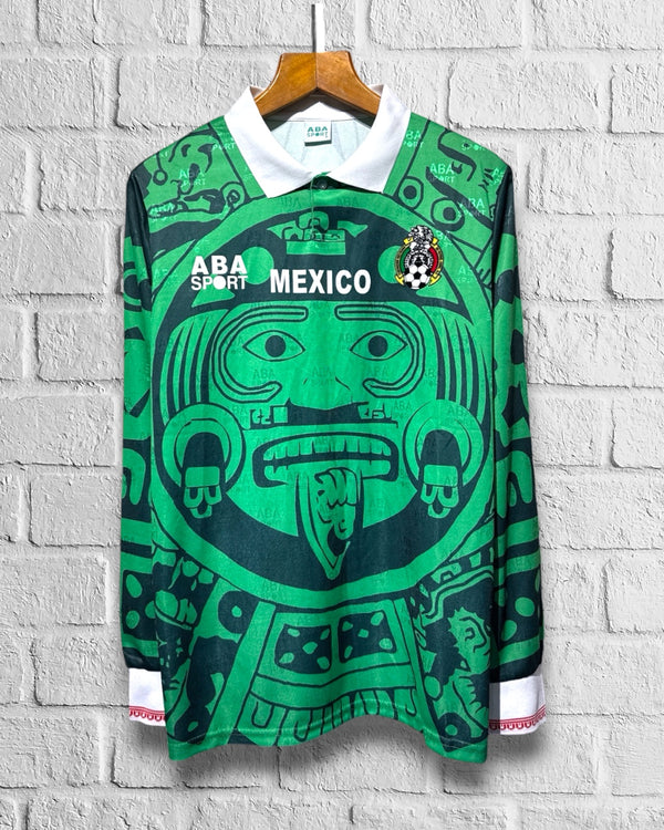Jersey Retro Mexico 1997-1998 Local Manga Larga
