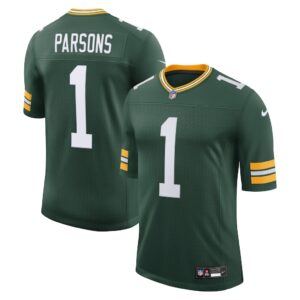 Camiseta Nike Vapor Untouchable Stitched Limited de Micah Parsons de los Green Bay Packers - Verde