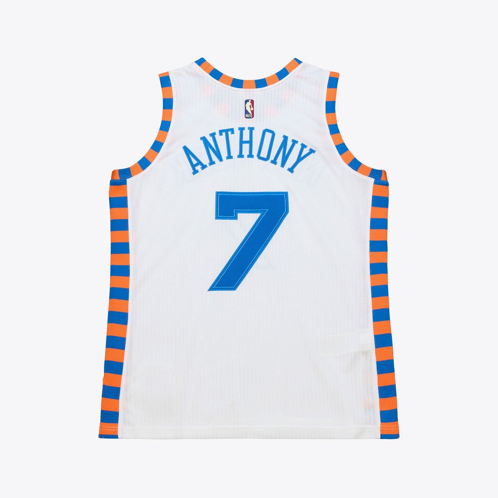 Carmelo Anthony New York Knicks Mitchell & Ness 2015-16 Hardwood Classics Authentic Jersey - Image 2