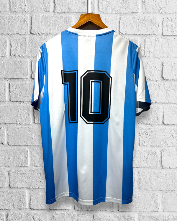 Jersey Retro Argentina Mexico 1986 Maradona - Image 2