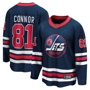 Camiseta alternativa de Kyle Connor Fanatics de los Winnipeg Jets - Azul marino
