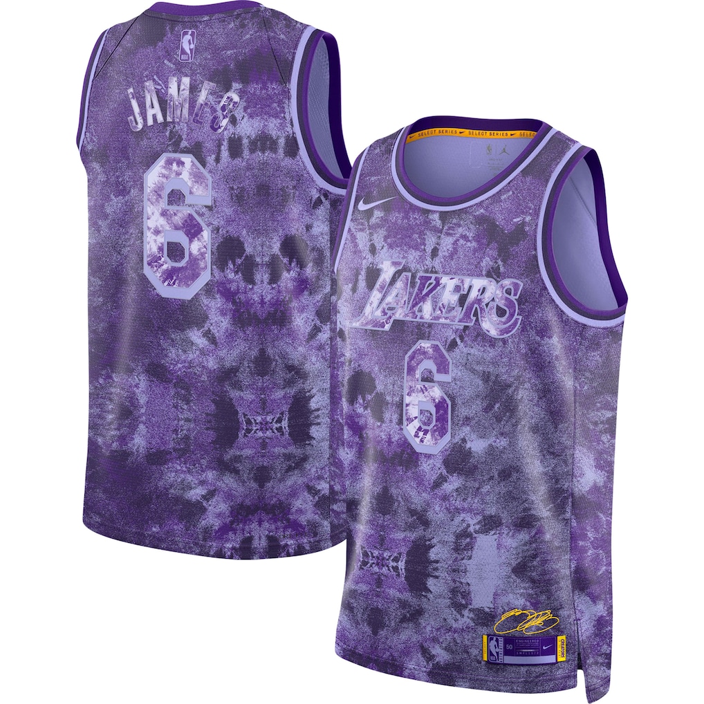 Camiseta LeBron James Los Angeles Lakers Nike Unisex Select Series Swingman