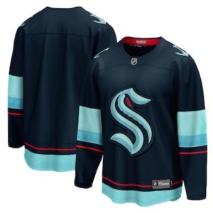 Camiseta de local Seattle Kraken Fanatics Breakaway - Azul marino