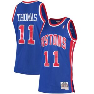 Isiah Thomas Detroit Pistons Mitchell & Ness 1988/89 Hardwood Classics Swingman Jersey
