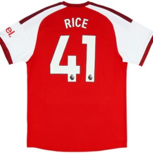 Jersey Declan Rice Arsenal Adidas Red Home 2026-27