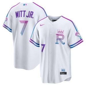 Bobby Witt Jr Kansas City Royals Nike White City Connect 2026 Jersey