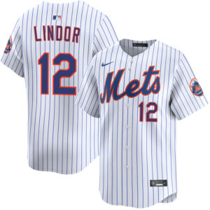 Francisco Lindor New York Mets Nike White Home Limited Jersey