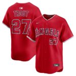 Mike Trout Los Angeles Angels Nike Red Alternate Limited Jersey