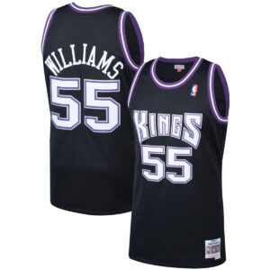 Jason Williams Sacramento Kings Mitchell Ness Black 2000-01 Hardwood Classics Jersey