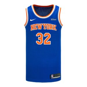 Karl Anthony Towns New York Knicks Nike Blue Icon Jersey