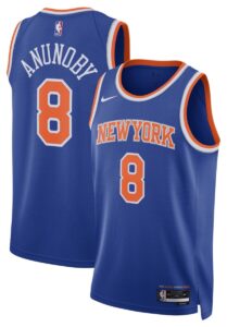 OG Anunoby New York Knicks Nike Blue Icon Jersey