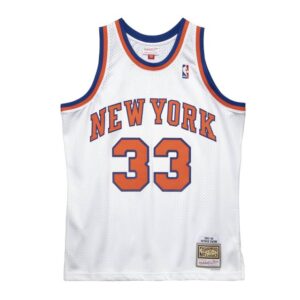 Patrick Ewing New York Knicks Mitchell Ness White 1985-86 Hardwood Classics Jersey