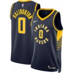 Tyrese Haliburton Indiana Pacers Nike Navy Icon Jersey