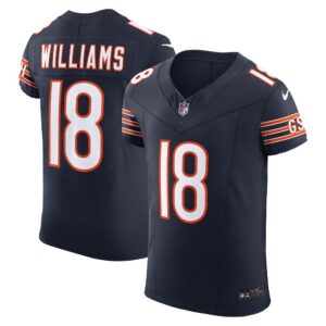 Caleb Williams Chicago Bears Nike Navy Vapor FUSE Elite Jersey