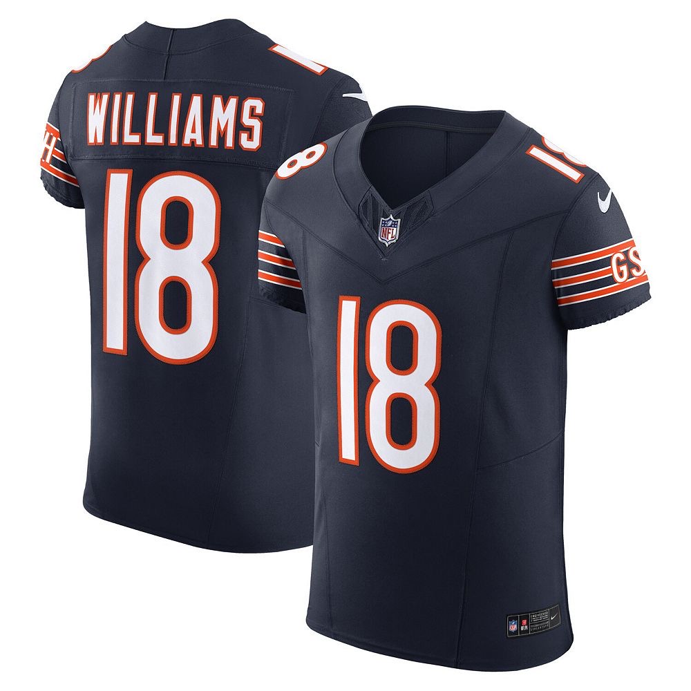 Caleb Williams Chicago Bears Nike Navy Vapor FUSE Elite Jersey