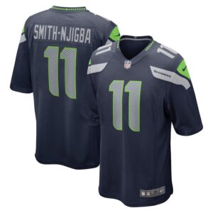 Jaxon Smith Njigba Seattle Seahawks Nike College Navy Game Jersey
