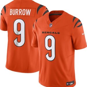 Joe Burrow Cincinnati Bengals Nike Orange Vapor FUSE Limited Jersey