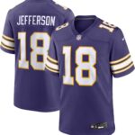 Justin Jefferson Minnesota Vikings Nike Purple Alternate Game Jersey