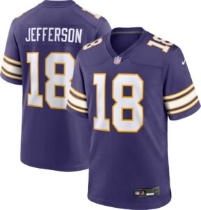 Justin Jefferson Minnesota Vikings Nike Purple Alternate Game Jersey