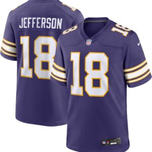 Justin Jefferson Minnesota Vikings Nike Purple Alternate Game Jersey