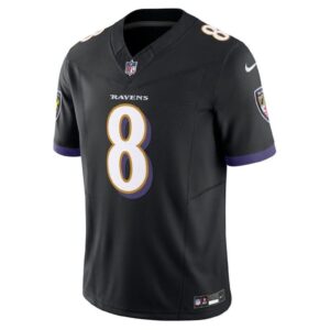 Lamar Jackson Baltimore Ravens Nike Black Alternate Vapor FUSE Limited Jersey