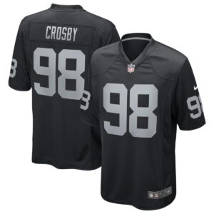 Maxx Crosby Las Vegas Raiders Nike Black Game Jersey