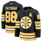 David Pastrnak Boston Bruins Fanatics Black Home Premium Jersey