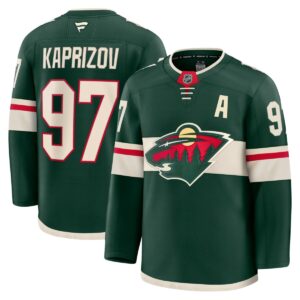 Kirill Kaprizov Minnesota Wild Fanatics Green Home Premium Jersey