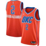 Oklahoma City Thunder Shai Gilgeous-Alexander Jordan Orange Swingman Jersey - Statement Edition