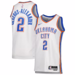 Oklahoma City Thunder Shai Gilgeous-Alexander Nike White Swingman Jersey - Association Edition