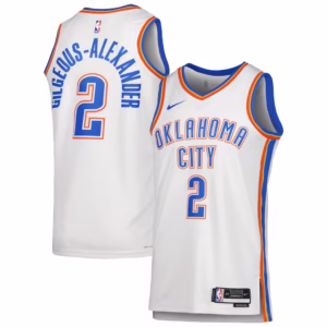Oklahoma City Thunder Shai Gilgeous-Alexander Nike White Swingman Jersey - Association Edition